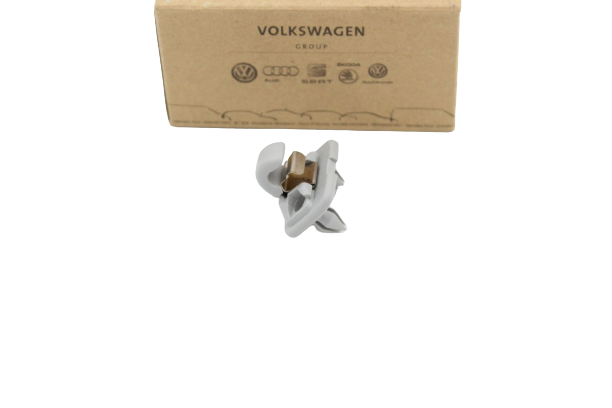 Original Audi Halter für Sonnenblende, Mondsilber