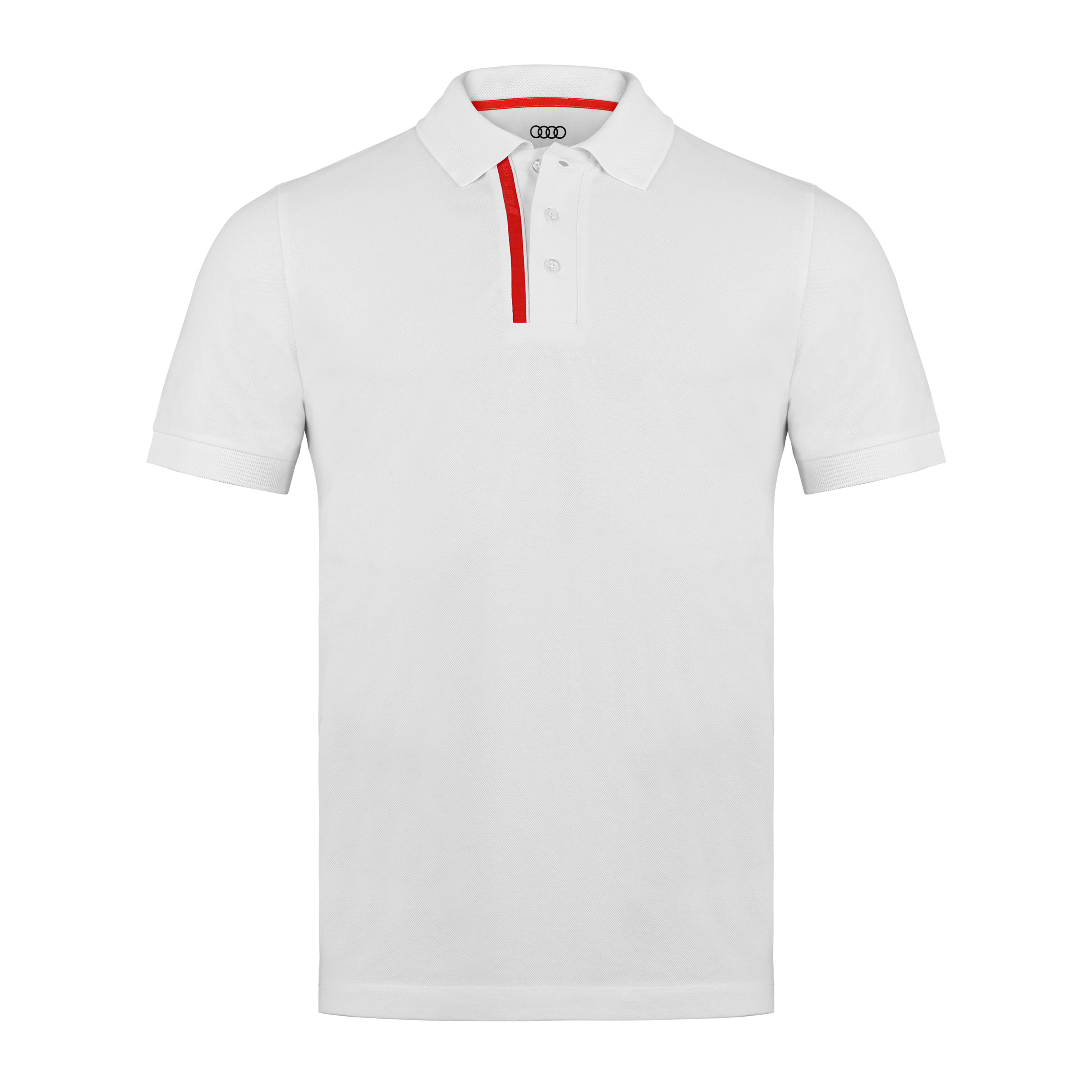 Original Audi Sport Poloshirt, Herren, weiß, Gr. M,  B-Ware, ohne OVP