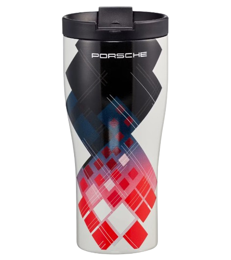 Original Porsche Thermobecher – Turbo No. 1 Logo Wappen Emblem Becher