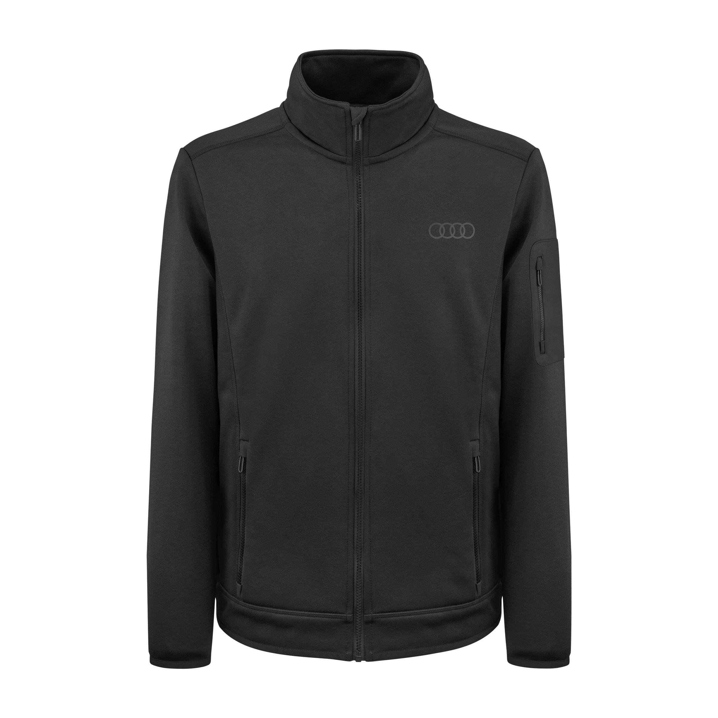 Original Audi Fleecejacke Herren, schwarz