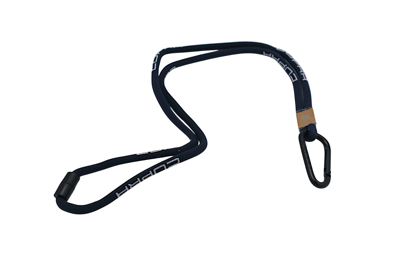 Original Seat Cupra Lanyard Schlüsselband Schlüsselanhänger Karabiner Moonslate blau