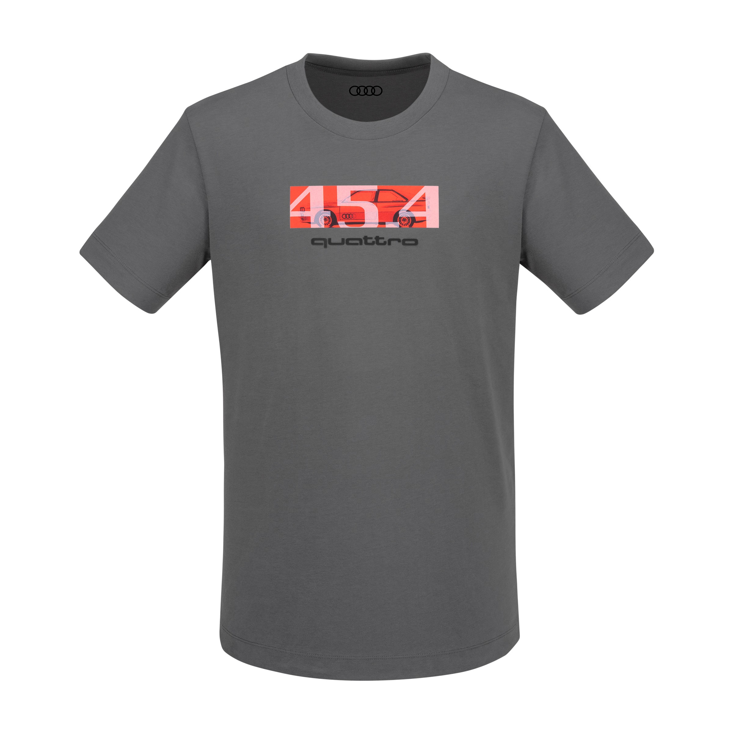 Original Audi quattro 45.4 T-Shirt, Herren, grau