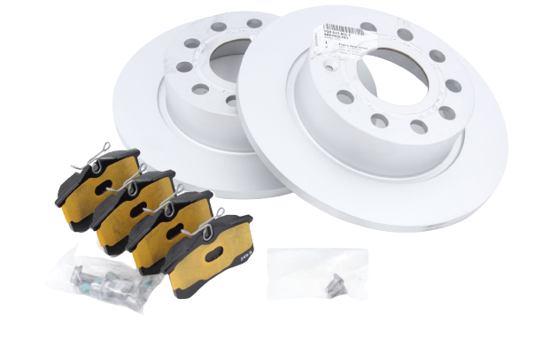 Original Audi A3 VW Caddy Golf SEAT Leon Skoda Octavia Economy Bremsen Set Hinten 253x10mm