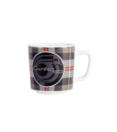 Original Porsche Collector's Espresso Cup No. 8 – 50Y Turbo – Limited Edition