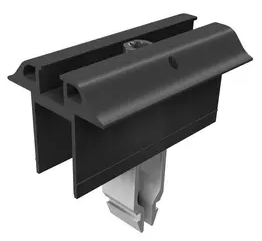 SL-Rack Mittelklemme Vario schwarz eloxiert 10er Set