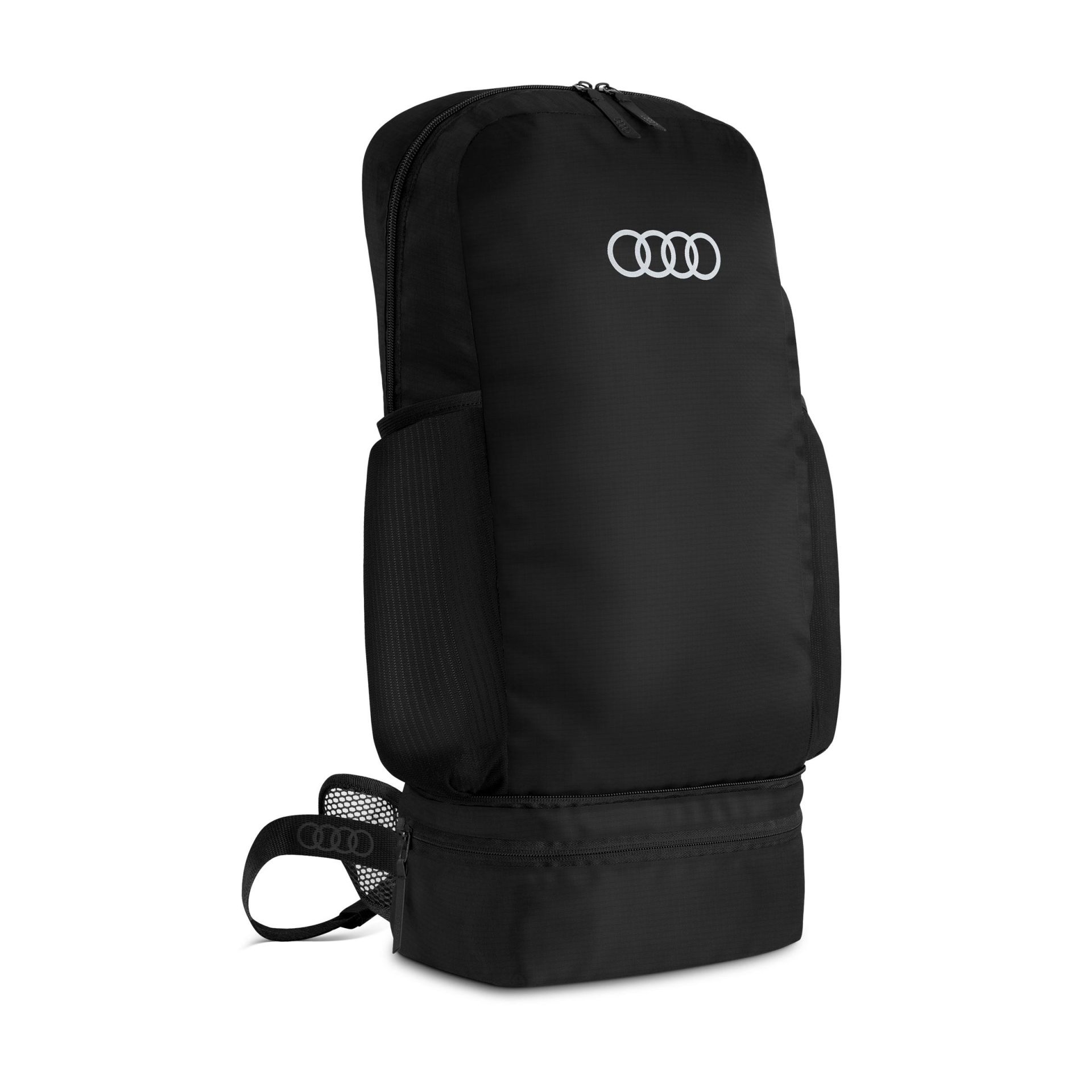 Original Audi Rucksack faltbar, schwarz Gürteltasche Umhängetasche