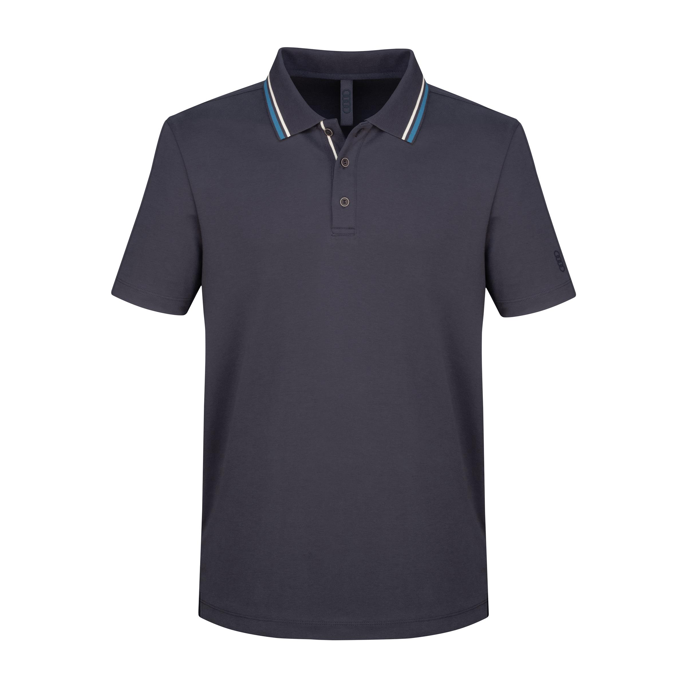 Original Audi Poloshirt, Herren, dunkelgrau