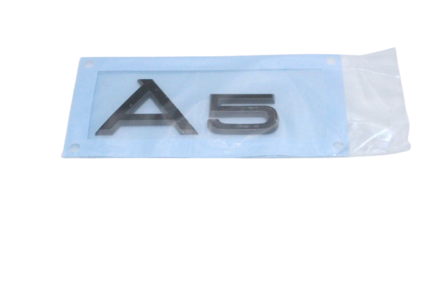 Original Audi A5 Schriftzug, schwarz hinten