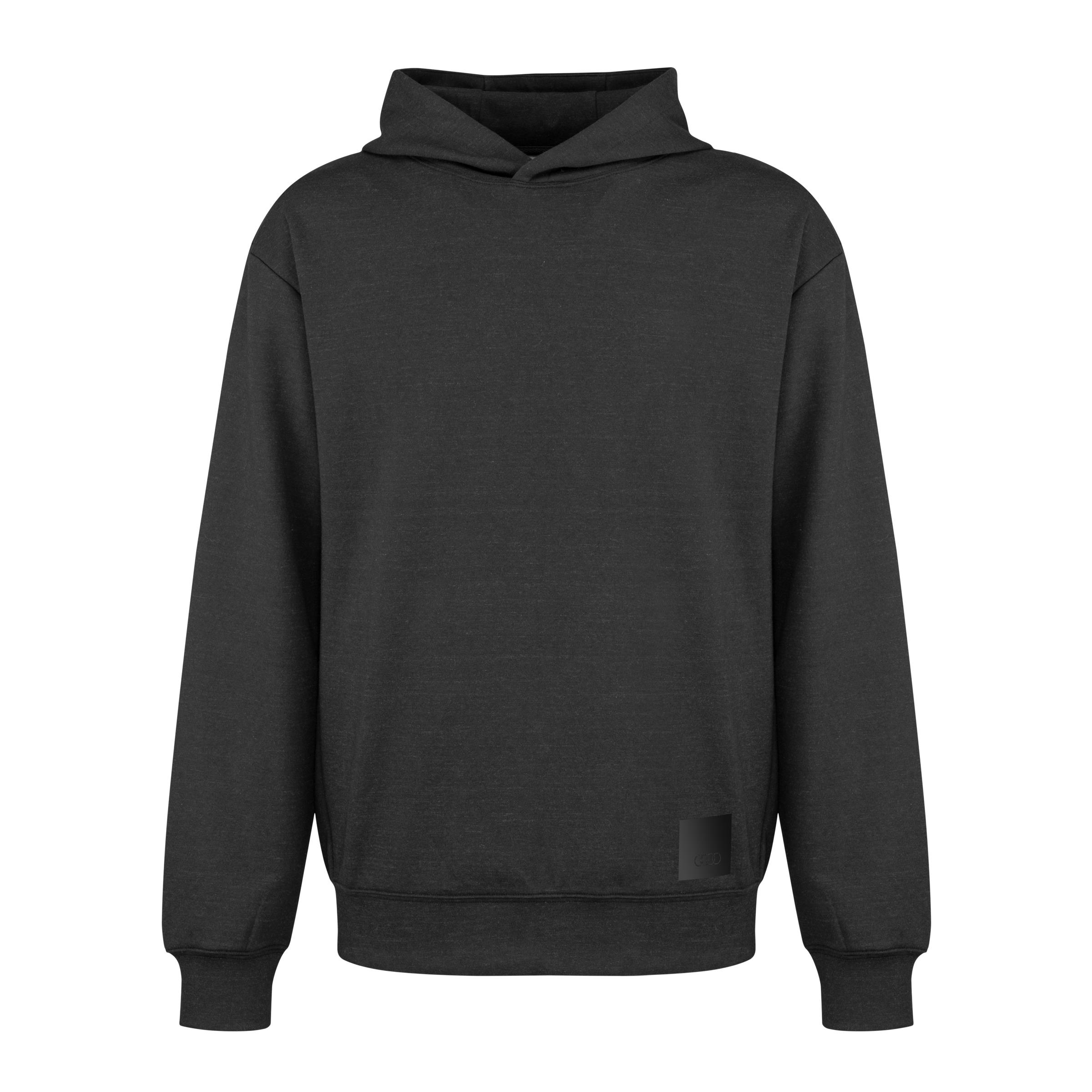 Original Audi Hoodie Herren, dunkelgrau Kapuzenpullover Pullover