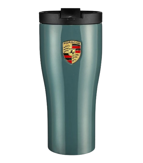 Original Porsche Thermobecher - Blau Becher Wappen Logo Emblem