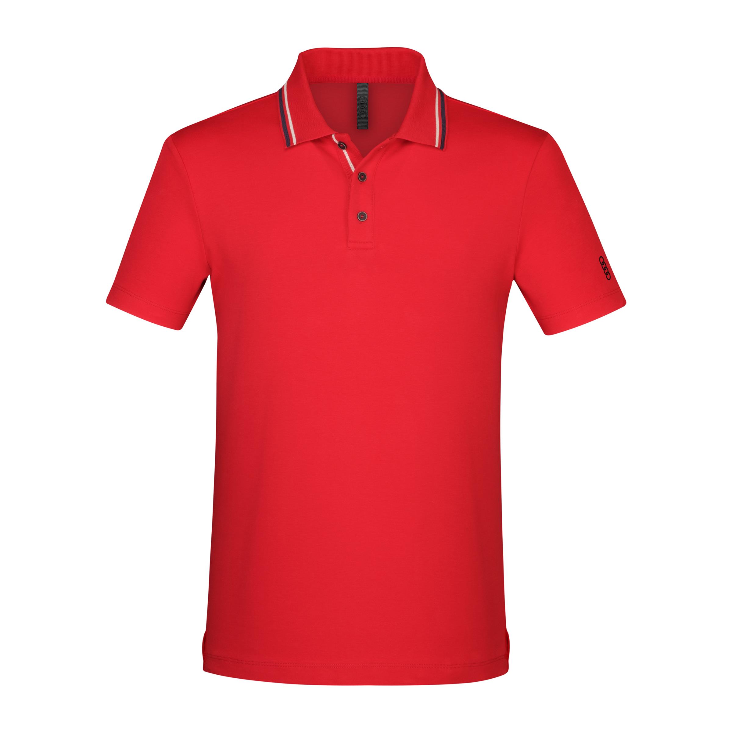 Original Audi Poloshirt, Herren, rot