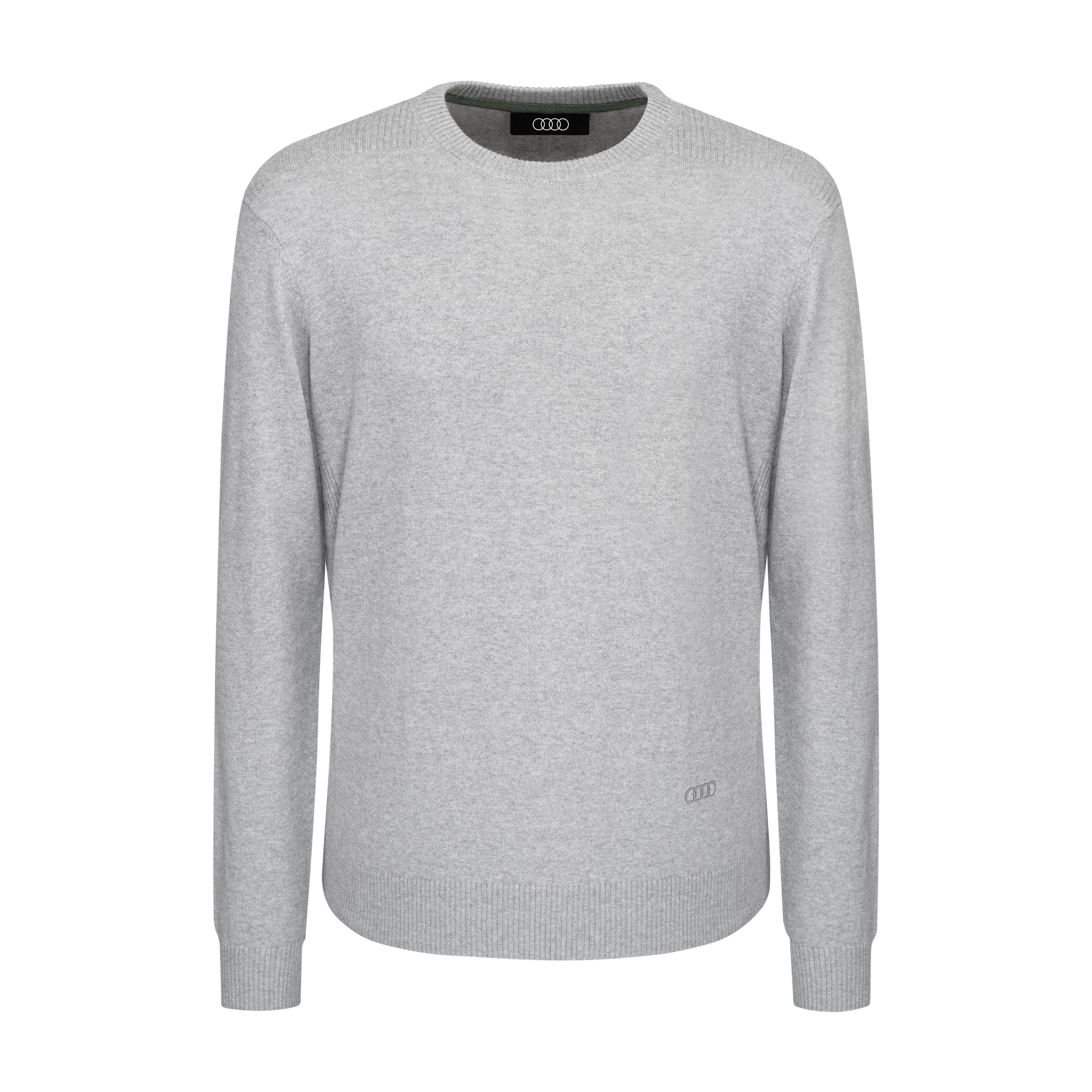 Original Audi Pullover Herren, hellgrau
